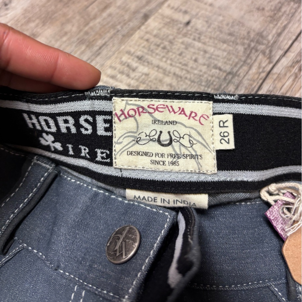 Denim Riding Pants - Picture 2 of 3